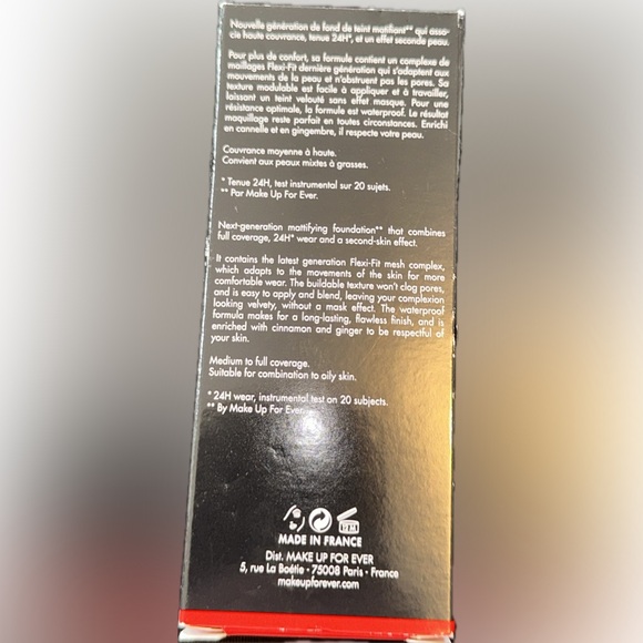 NIB MATTE VELVET SKIN LIQUID Y215 Yellow Alabaster FULL COVERAGE FOUNDATION - Picture 3 of 6